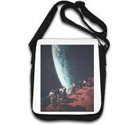 The Great Canyon of Outer Space - Borsa a tracolla, colore: Bianco