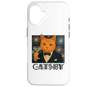 The Great Catsby - Divertente parodia retrò di gatti Custodia per iPhone 16