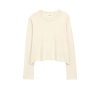 THE GREAT - Crop Long Sleeve Tee - - Tops - Donna - Beige - M