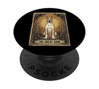 The Great Dane Tarot Card PopSockets PopGrip Adesivo