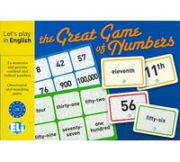The Great Game of Numbers. Gamebox: Spiel mit 132 Spielkarten, 36 Bingotafeln und Spielanleitung