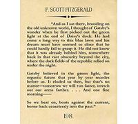 The Great Gatsby Last Page Quote Print Gatsby Wall Art Gatsby Poster Gatsby Quotation Great Gatsby Decor F Scott Fitzgerald Quote Gatsby Art (30cm x 40cm, Parchment)