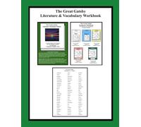 The Great Gatsby Literature & Vocabulary Workbook: A Creative Resource for Teachers! Over 30 Literature Activities