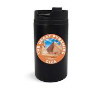 The Great Pyramids of Giza Travel Souvenir Trip Badge Travel Mug, Travel Tumbler, Tazza da caffè isolata, tazza portatile