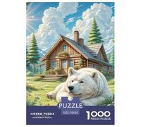 The Great Pyrenees Jigsaw Puzzle Impossible 1000 Pezzi Decorazione Per La Casa. Rilassamento E Intelligence Per Adulti E Ragazzi Da 14 Anni 70x50cm/1000pcs