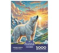 The Great Pyrenees Jigsaw Puzzle Impossible 1000Pcs Decorazione Per La Casa. Giochi Rilassamento E Intelligence Per Adulti E Ragazzi Da 14 Anni 38x26cm/1000pcs