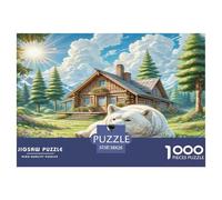 The Great Pyrenees Jigsaw Puzzle Impossible 1000Pcs Decorazione Per La Casa. Rilassamento E Intelligence Per Adulti E Ragazzi Da 14 Anni 38x26cm/1000pcs