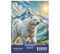 The Great Pyrenees Puzzle Da 1000 Pezzi Per Adulti E Ragazzi Jigsaw Colore Colorato Moderno Divertimento Regalo Per Amore E Amico Qualità Premium 70x50cm/1000pcs