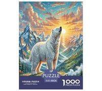 The Great Pyrenees Puzzle Impossibili 1000Pcs Decorazione Per La Casa. Rilassamento E Intelligence Per Adulti E Ragazzi Da 14 Anni 38x26cm/1000pcs
