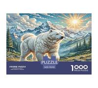 The Great Pyrenees Puzzle Impossibili 1000Pcs Decorazione Per La Casa. Rilassamento E Intelligence Per Adulti E Ragazzi Da 14 Anni 70x50cm/1000pcs