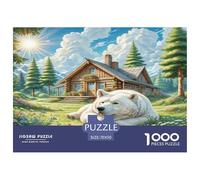 The Great Pyrenees Puzzle Impossible 1000 Pezzi Decorazione Per La Casa. Rilassamento E Intelligence Per Adulti E Ragazzi Da 14 Anni 70x50cm/1000pcs
