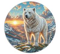 The Great Pyrenees Puzzle Rotondo 1000 Pezzi Rompicapo Per Adulti E Bambini Pet Dog Creativo Colorato Giocattolo Regalo Bambino 1000pcs (67.5x67.5cm)