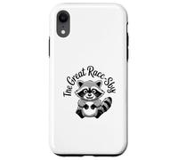 The Great Racc-Sby Funny Trash Panda Raccoon Meme Custodia per iPhone XR