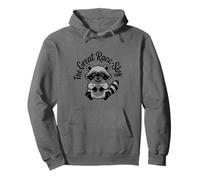 The Great Racc-Sby Funny Trash Panda Raccoon Meme Felpa con Cappuccio