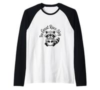 The Great Racc-Sby Funny Trash Panda Raccoon Meme Maglia con Maniche Raglan