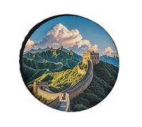 The Great Wall - Copertura per ruota di scorta da 91,4 cm, accessori da viaggio, impermeabile, antipolvere, per camper, jeep, SUV, camper