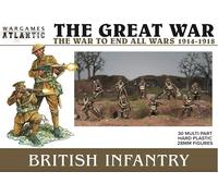 The Great War - Fanteria britannica 1916-18 (30 personaggi), in plastica dura, 28 mm