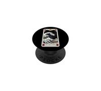 The Great Wave Off Kanagawa By Night Tarocchi Card Retro PopSockets PopGrip Adesivo