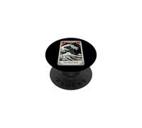 The Great Wave Off Kanagawa By Night Tarocchi Card Retro PopSockets PopGrip Adesivo