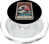 The Great Wave Off Kanagawa By Night Tarocchi Card Retro PopSockets PopGrip per MagSafe