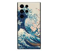 The Great Wave Off Kanagawa custodia per telefono compatibile con Samsung S23/Plus/Ultra custodia protettiva carina per cellulare