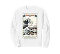The Great Wave off Kanagawa Tarocchi Opere d'Arte Giappone Felpa