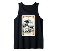 The Great Wave off Kanagawa Tarocchi Retro Great Wave Canotta