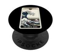 The Great Wave Off Kanagawa Tarocchi Retro Great Wave PopSockets PopGrip Adesivo