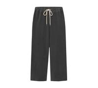 THE GREAT - Wide Leg Cropped Sweatpant - - Trousers - Donna - Nero - S