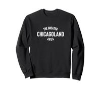 The Greater Chicagoland Area - Chicago Illinois Design Felpa