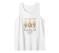 The Greatest Gifts of all Matthew 1:21 Nativity Watercolor Canotta