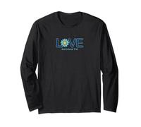 The Greatest is Love Sunflower Christian Graphic Design Maglia a Manica