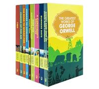 The Greatest Works of George Orwell 9 Books Set (Homage to Catalonia, Burmese Days, 1984, Animal Farm, The Road to Wigan Pier, Down and Out in Paris and London)