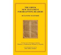 The Greek New Testament for Beginning Readers (Copertina rigida)