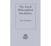 The Greek Philosophical Vocabulary