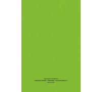 The Green Notebook (Paperback): Leader's Notes • Training • Accountability Book