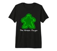 The Green Player Meeple Board Gamer - Piano da Tavolo Maglietta Premium