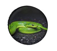 The Green Snake Coperture per Pneumatici Impermeabile Anti UV Copertura per Pneumatico 24 "Single Axle Wheel Covers per RV Truck SUV Rimorchio Universale per tutte le stagioni
