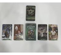 The Green Witch Tarot, Set di 78 Carte dei Tarocchi con Libro Guida, Illustrazioni Magiche e Mistiche