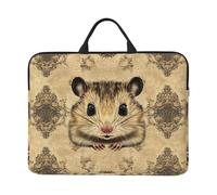 The Grey Little Mouse Custodia per Notebook Con Maniglia Laptop 14 Pollice Computer Sleeve Per Le Donne Degli Uomini Imbottito Borsa Del Computer Portatile