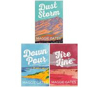 The Griffith Brothers Series 3 Books Collection Set By Maggie Gates (Dust Storm, Downpour & Fire Line)