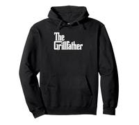 The Grillfather BBQ Master Barbecue Grilling Chef Felpa con Cappuccio
