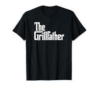 The Grillfather BBQ Master Barbecue Grilling Chef Maglietta