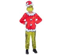 The Grinch Bambini Dr. Seuss Babbo Natale Costume (SM3530)