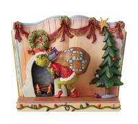 The Grinch by Jim Shore The Grinch Stealing Presents Storybook Figurine