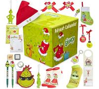 The Grinch Calendario Avvento 2025 Donna Adolescenti Decorazioni Natalizie Countdown Natale Calendari Avvento 24 Sorprese Calzini Portachiavi