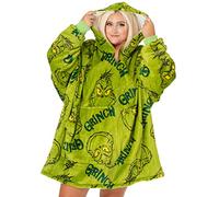 The Grinch Grorins Oversize Coprite Fleece Weable Festive Weable One Size