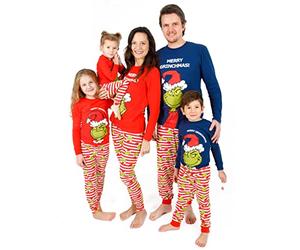 The Grinch Matching Family Christmas Pigiamas Adulti Kids