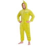 The Grinch Pigiama Intero Uomo con Cappuccio, Soffice Tuta Intera - Regalo Uomo (Verde, 2XL)