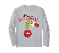 The Grinch Xmas Naughty Grumpy Fun Merry Christmas Classic Maglia a Manica